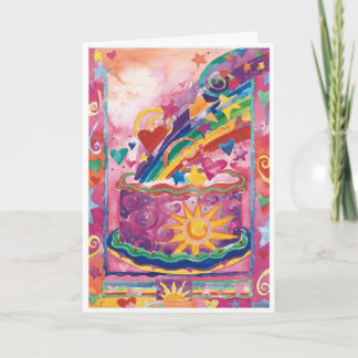 Happy Birthday Cake Card