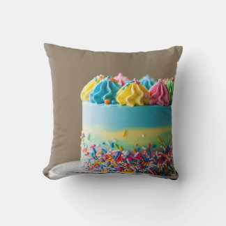 Happy Birthday cake decoration Cushion