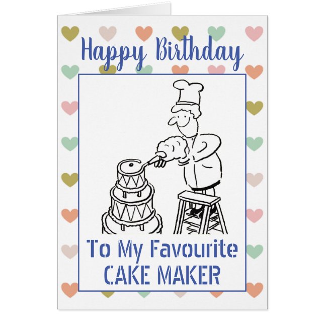 Happy Birthday Cake Maker (Front)