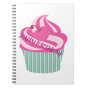 Happy Birthday Cake Notebook