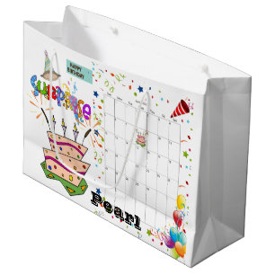 Happy Birthday Calendar June 2022 Gift Bag