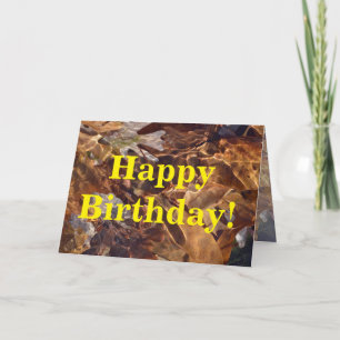Happy Birthday Camo Outdoors Card