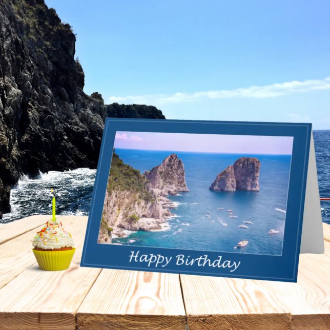 Happy Birthday Capri Famous Rocks Cards (Creator Uploaded)