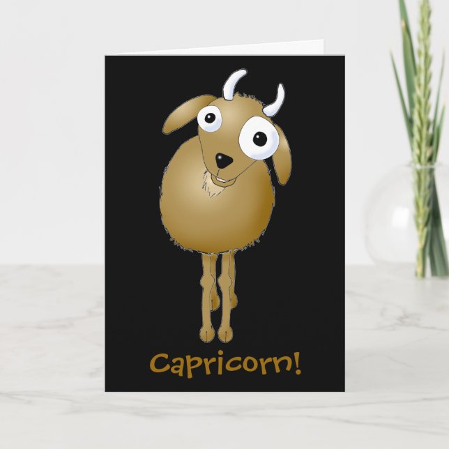 Happy Birthday, Capricorn! Card (Front)