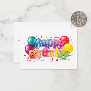 Happy Birthday  Card