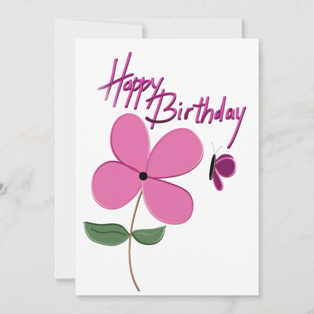 Happy Birthday Card (Front)