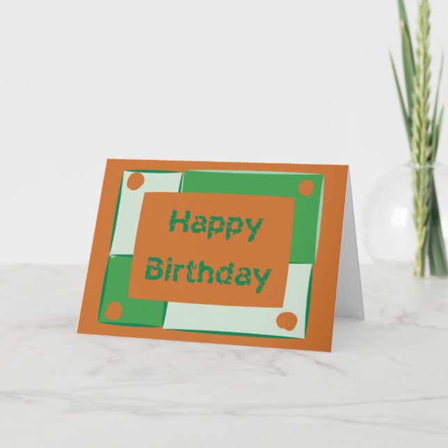 Happy Birthday Card (Front)