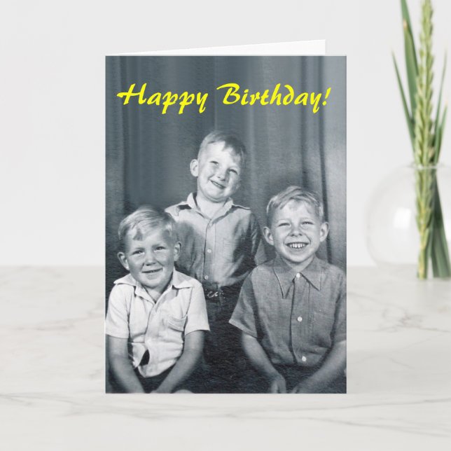 Happy Birthday! Card (Front)