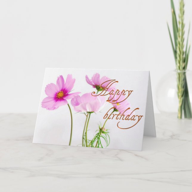 Happy Birthday Card (Front)