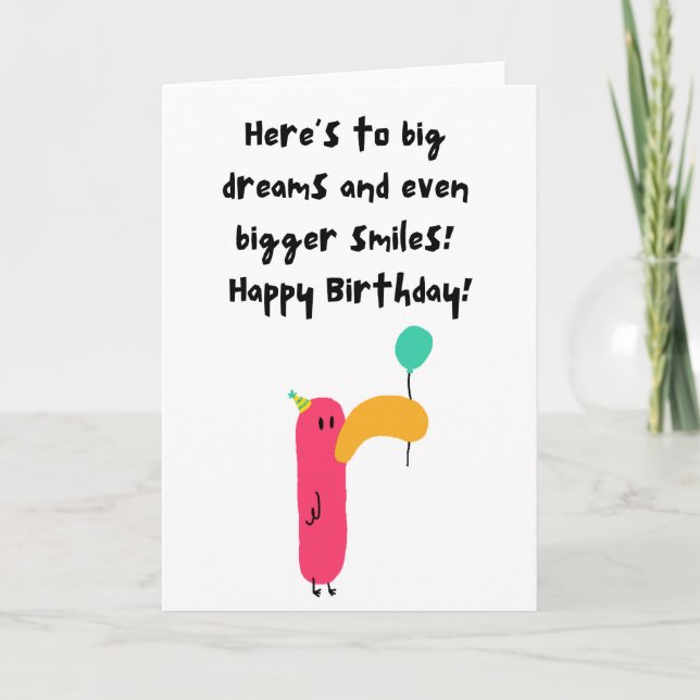 Happy Birthday Card (Front)