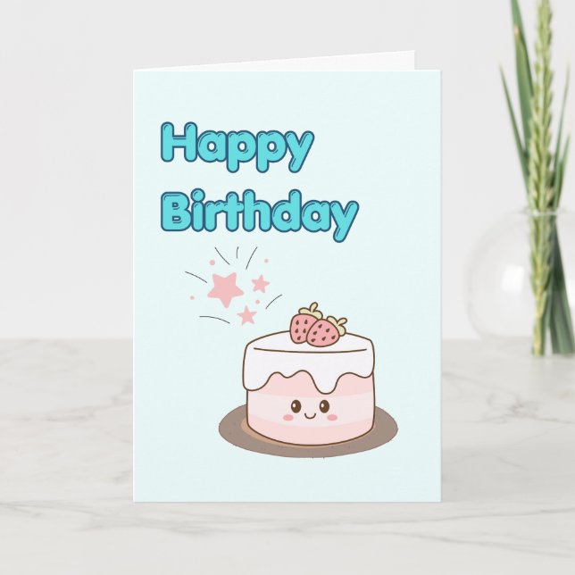Happy Birthday Card (Front)