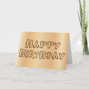 Happy Birthday Card