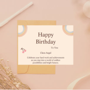 Happy Birthday Card