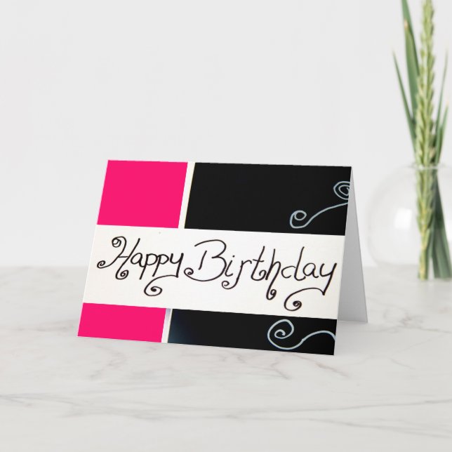 happy birthday card (Front)