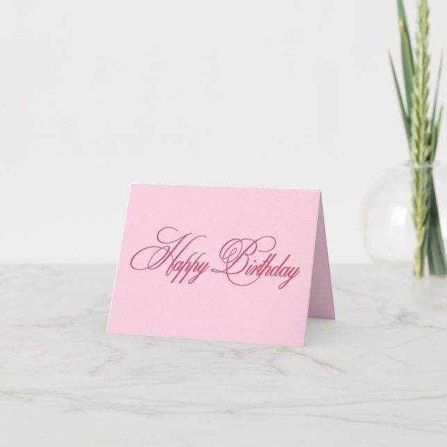 Happy Birthday Card (Front)