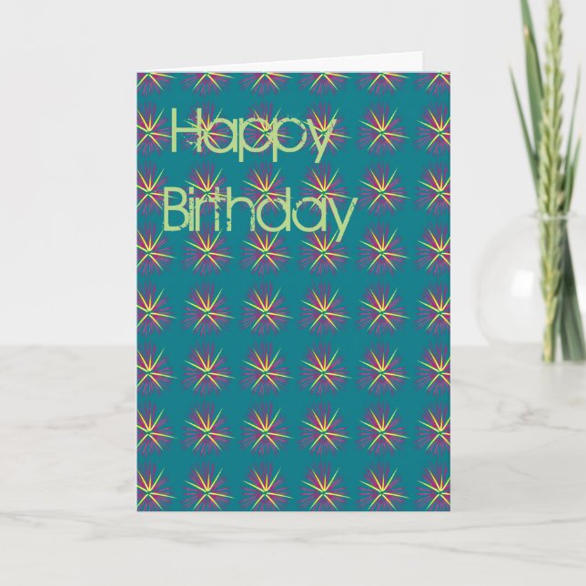 Happy Birthday Card (Front)