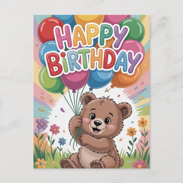 Happy birthday card (Front)
