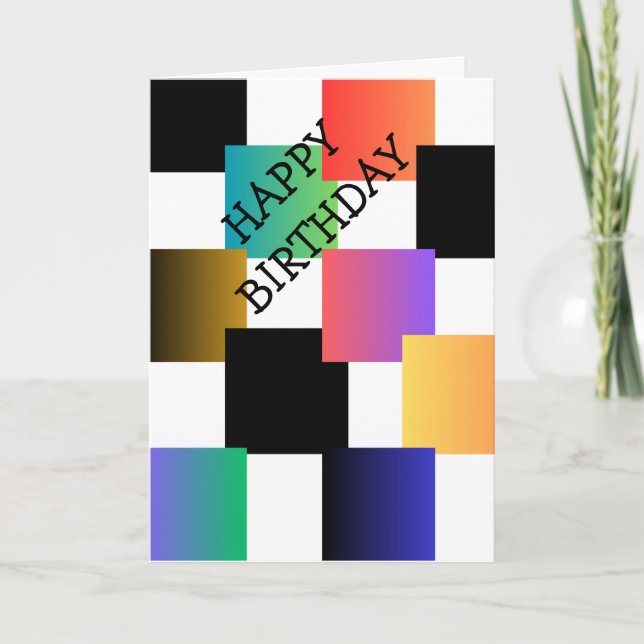 Happy birthday card (Front)