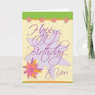 Happy Birthday Card
