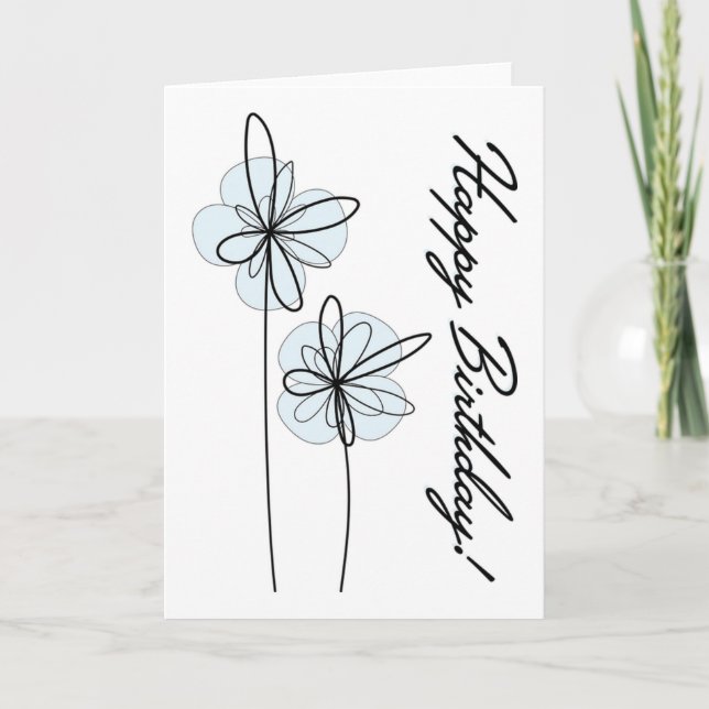 Happy Birthday Card (Front)