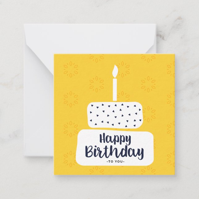 Happy Birthday Card (Front)