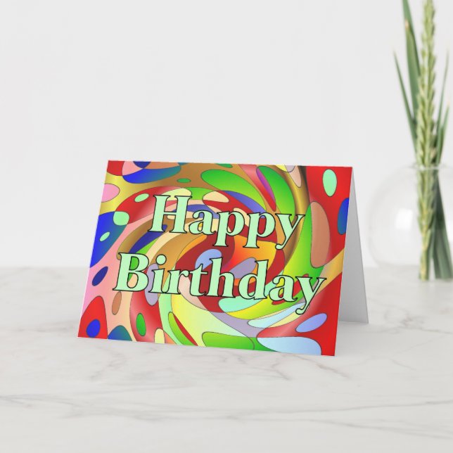 Happy Birthday Card (Front)