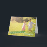 Happy Birthday! Card<br><div class="desc">Showcase your favourite photo with this joyous birthday greeting card from PiPo Press.  Customise it for Mum,  Dad,  Nana,  Pop,  Child,  Friend,  Aunt or any beloved special someone.</div>