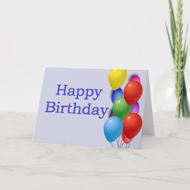 Happy Birthday Card (Front)