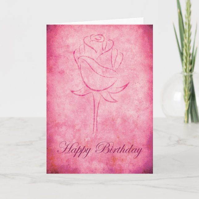 Happy Birthday Card (Front)
