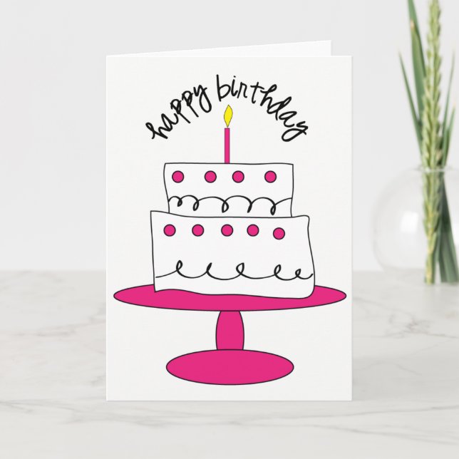 Happy Birthday Card (Front)