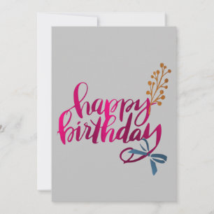 Happy Birthday Card