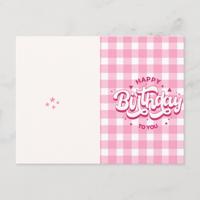 Happy Birthday Card | Birthday Greeting Card  (Front)