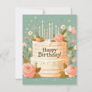 Happy Birthday Card Cute & Funny