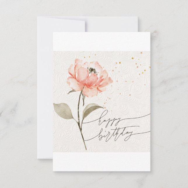 Happy Birthday Card For Her (Front)