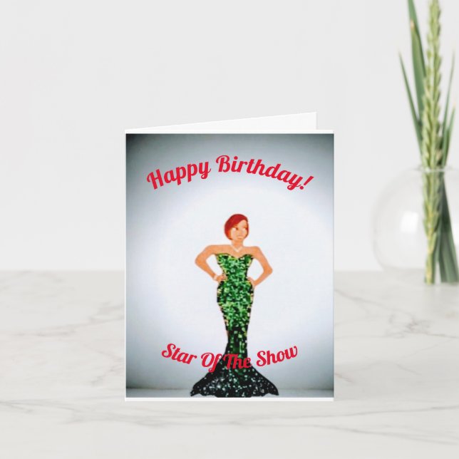 Happy Birthday Card For Her  (Front)