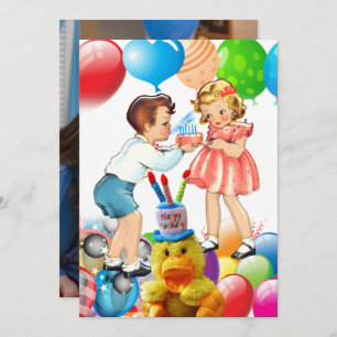 Happy birthday card for kids 