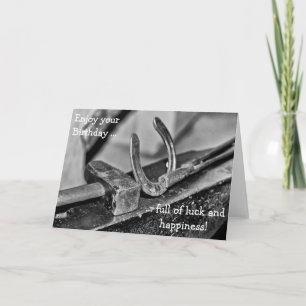Happy Birthday Card for Luck and Happiness