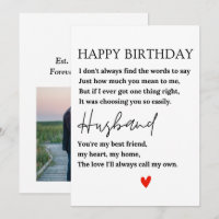 Happy Birthday Card for My Husband
