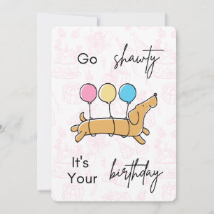 Happy Birthday card / invitation 