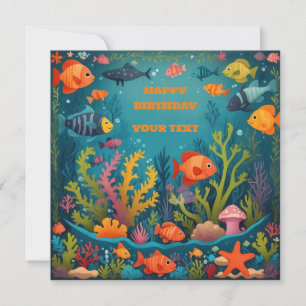 Happy Birthday Card - Personalise BD Card