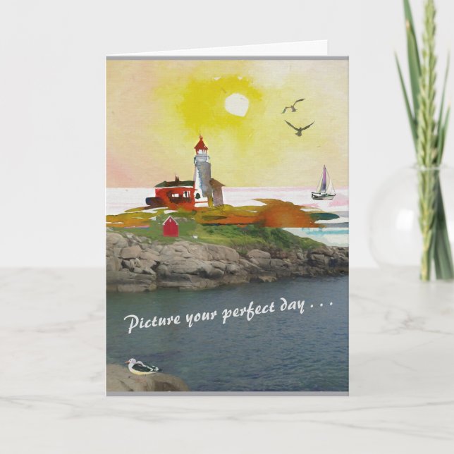 Happy Birthday Card Picture YOUR Perfect Day (Front)