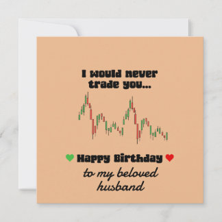Happy Birthday Card- trader Birthday love Holiday Card