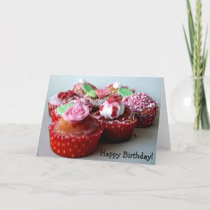Happy Birthday! Card with Muffins