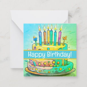 Happy birthday cards, cute, stock up! card
