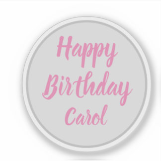Happy Birthday Carol