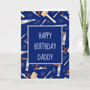 Happy Birthday Carpenter Fun Carpentry Tools Card