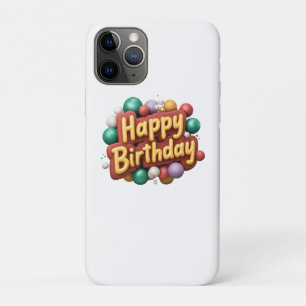 happy birthday iPhone 11 pro case