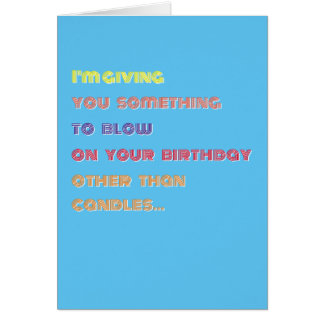 Happy Birthday Cash Money Funny Adult Humour Card