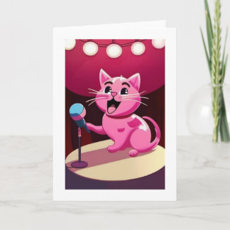 Happy Birthday Cat Card