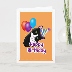Happy Birthday Cat Card